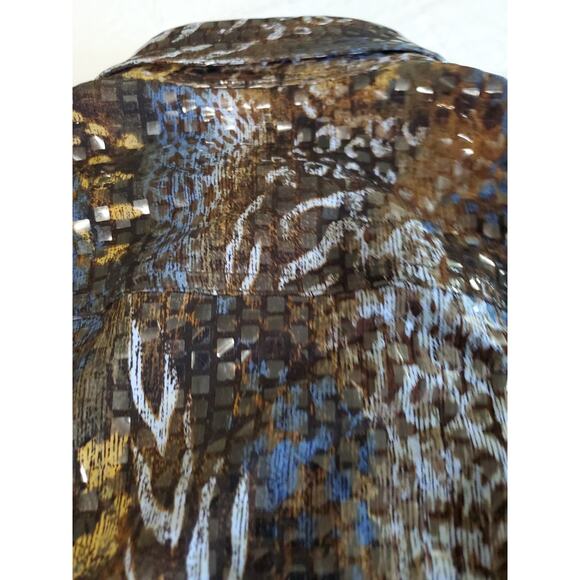 Ruby Rd Petites Women's Jacket Size 10P Multicolor Polyester Blend Stretch - Picture 12 of 12